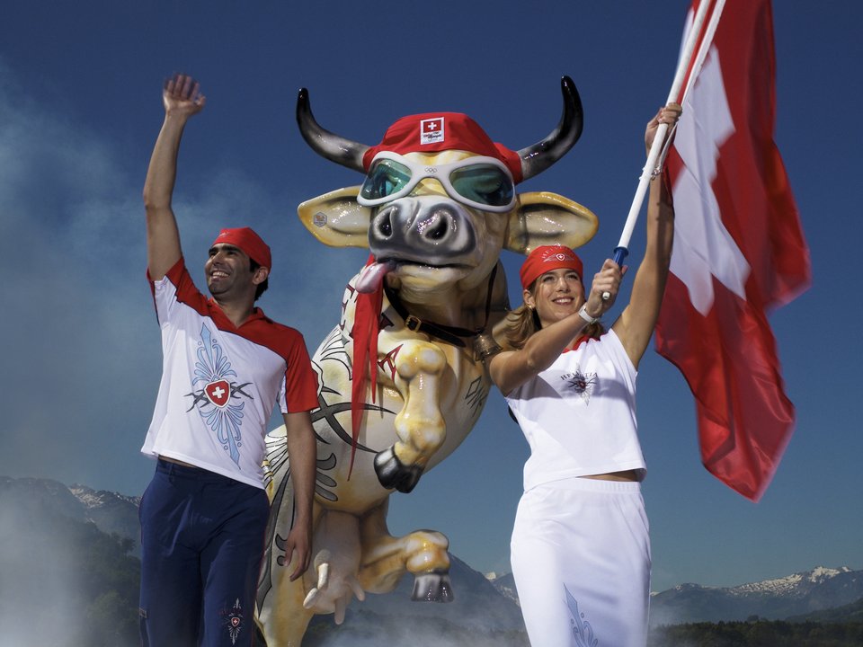 Ausstattung Swiss Olympic 2004 in Athen